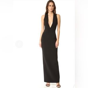 Black Solace London Grace Maxi Dress Size 8